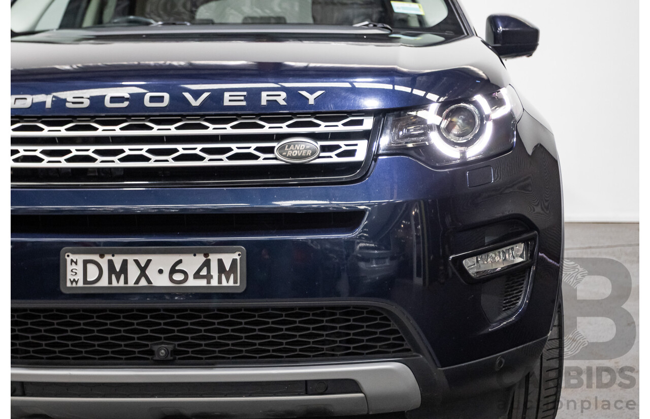 03/2017 Land Rover Discovery Sport TD4 150 HSE (AWD) LC MY17 4d Wagon Dark Sapphire Blue Turbo Diesel 2.0L