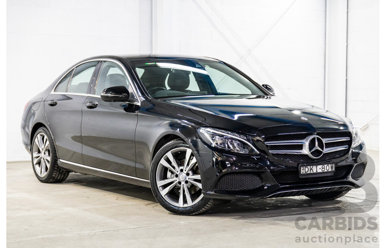 10/2016 Mercedes-Benz C200 (RWD) 205 MY16 4d Sedan Black Obsidian Metallic Turbo 2.0L