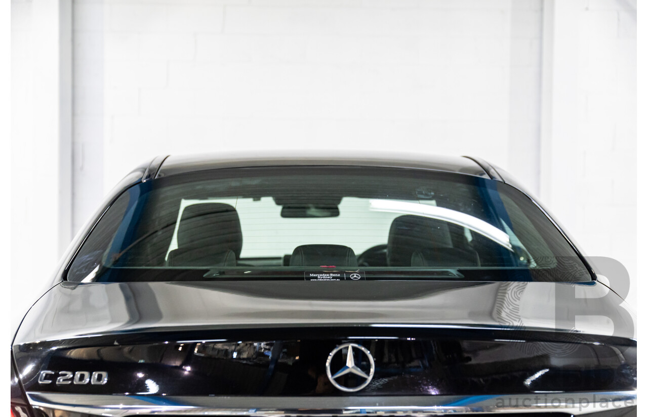 10/2016 Mercedes-Benz C200 (RWD) 205 MY16 4d Sedan Black Obsidian Metallic Turbo 2.0L