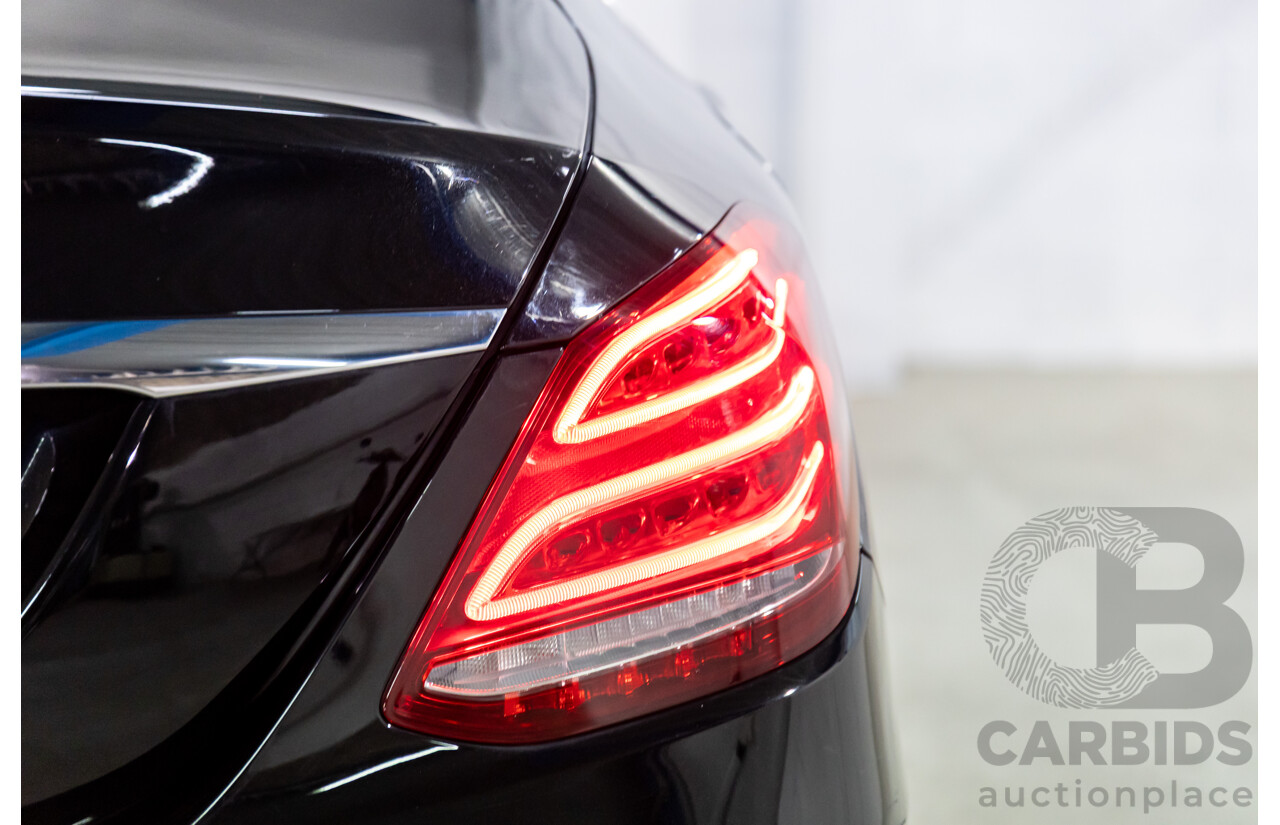 10/2016 Mercedes-Benz C200 (RWD) 205 MY16 4d Sedan Black Obsidian Metallic Turbo 2.0L