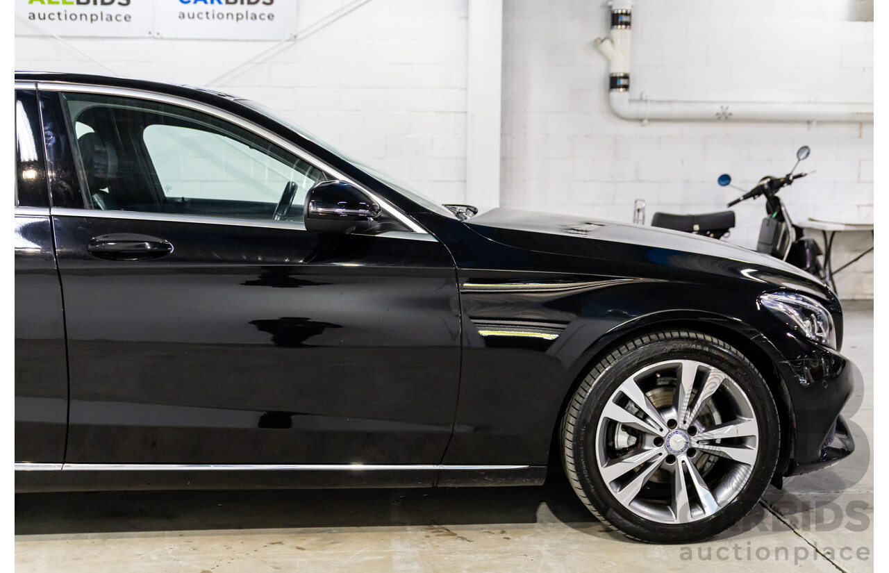 10/2016 Mercedes-Benz C200 (RWD) 205 MY16 4d Sedan Black Obsidian Metallic Turbo 2.0L