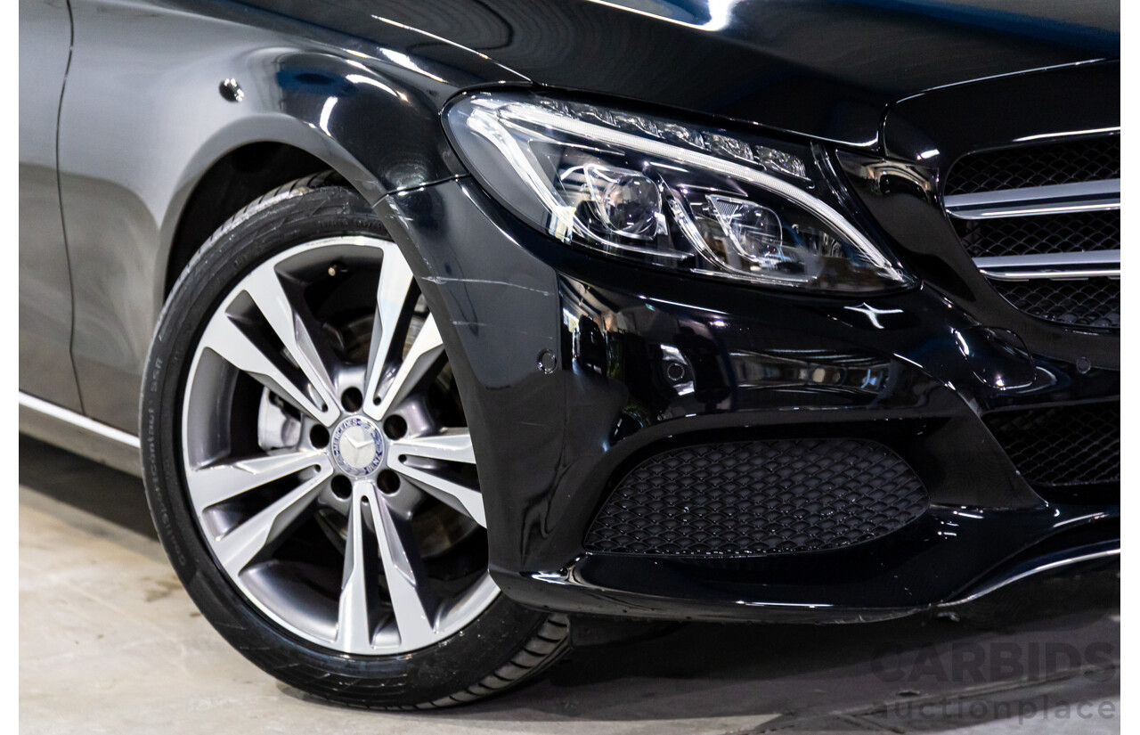 10/2016 Mercedes-Benz C200 (RWD) 205 MY16 4d Sedan Black Obsidian Metallic Turbo 2.0L