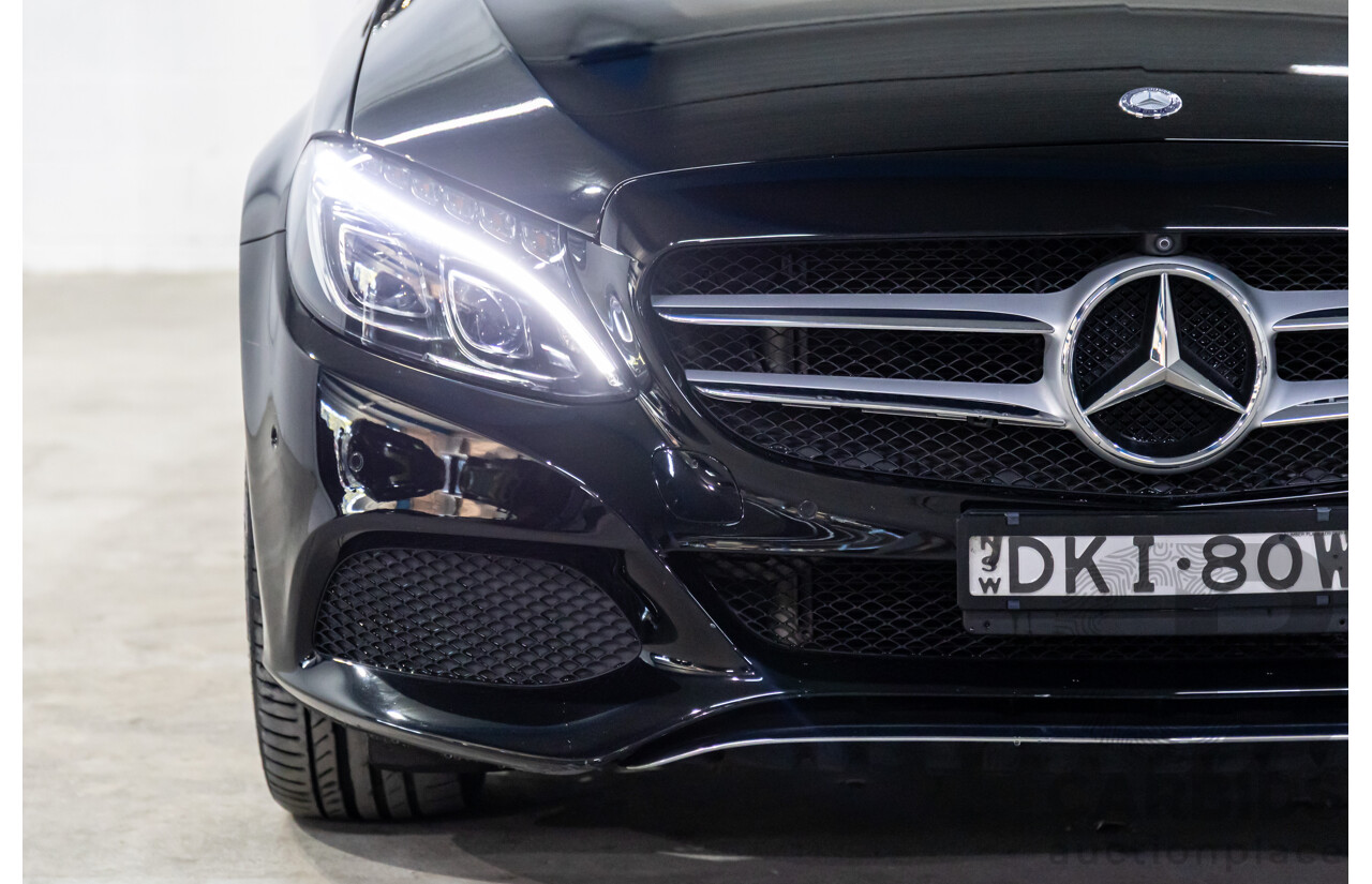 10/2016 Mercedes-Benz C200 (RWD) 205 MY16 4d Sedan Black Obsidian Metallic Turbo 2.0L