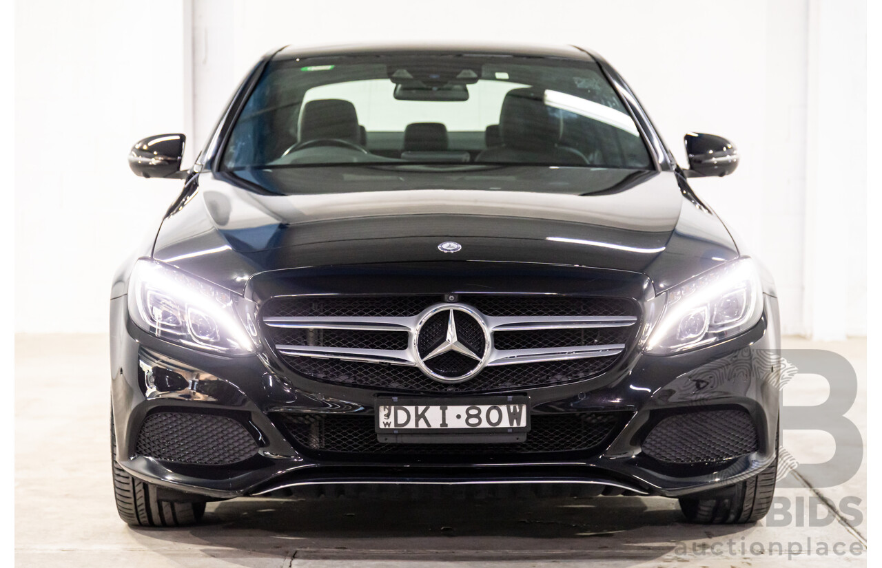 10/2016 Mercedes-Benz C200 (RWD) 205 MY16 4d Sedan Black Obsidian Metallic Turbo 2.0L