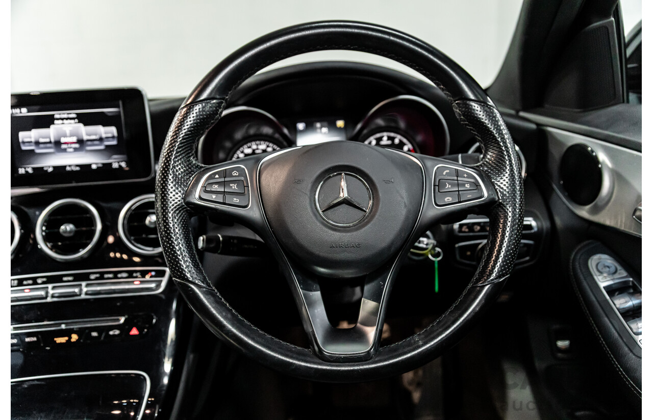 10/2016 Mercedes-Benz C200 (RWD) 205 MY16 4d Sedan Black Obsidian Metallic Turbo 2.0L