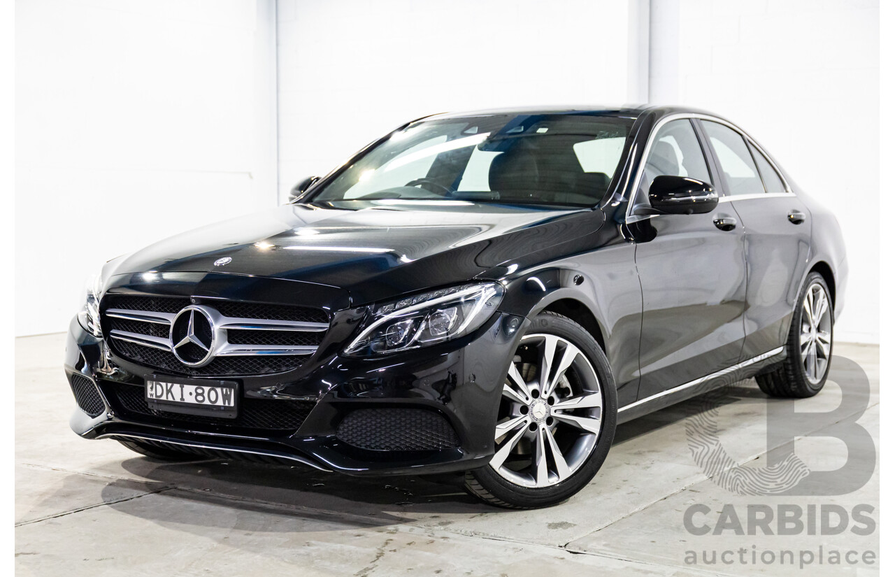 10/2016 Mercedes-Benz C200 (RWD) 205 MY16 4d Sedan Black Obsidian Metallic Turbo 2.0L