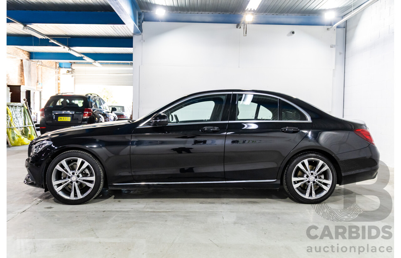 10/2016 Mercedes-Benz C200 (RWD) 205 MY16 4d Sedan Black Obsidian Metallic Turbo 2.0L