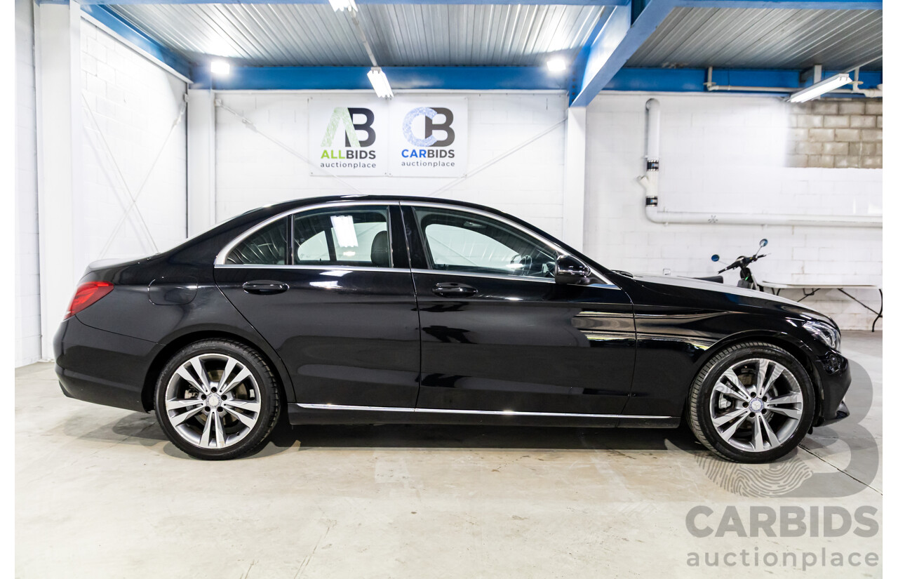 10/2016 Mercedes-Benz C200 (RWD) 205 MY16 4d Sedan Black Obsidian Metallic Turbo 2.0L