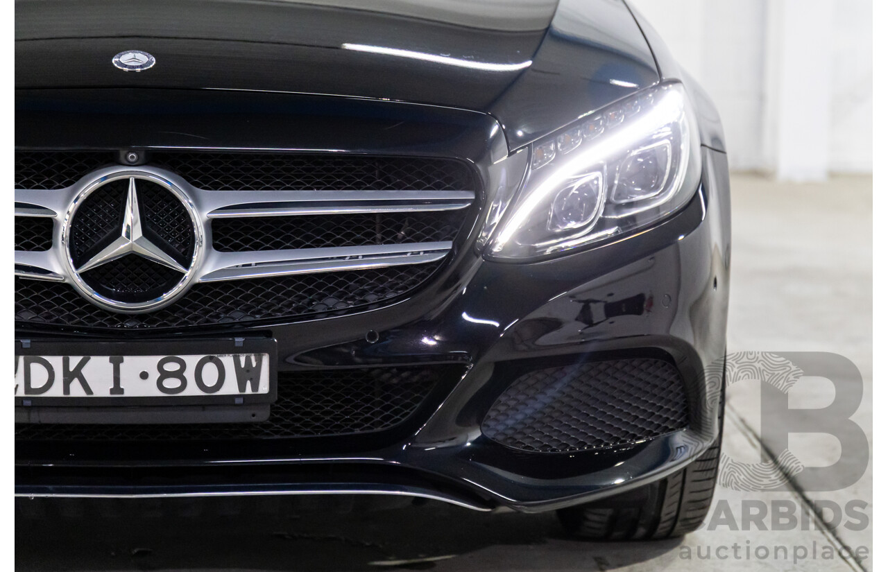 10/2016 Mercedes-Benz C200 (RWD) 205 MY16 4d Sedan Black Obsidian Metallic Turbo 2.0L