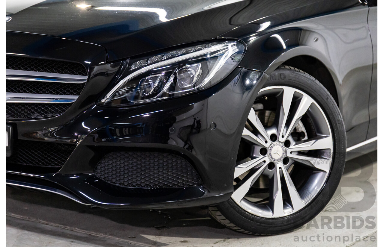10/2016 Mercedes-Benz C200 (RWD) 205 MY16 4d Sedan Black Obsidian Metallic Turbo 2.0L