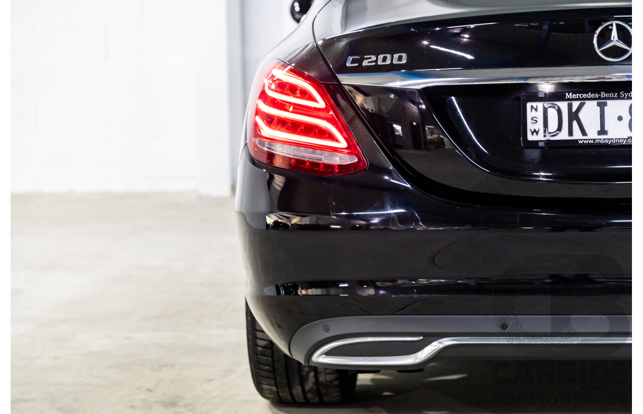 10/2016 Mercedes-Benz C200 (RWD) 205 MY16 4d Sedan Black Obsidian Metallic Turbo 2.0L