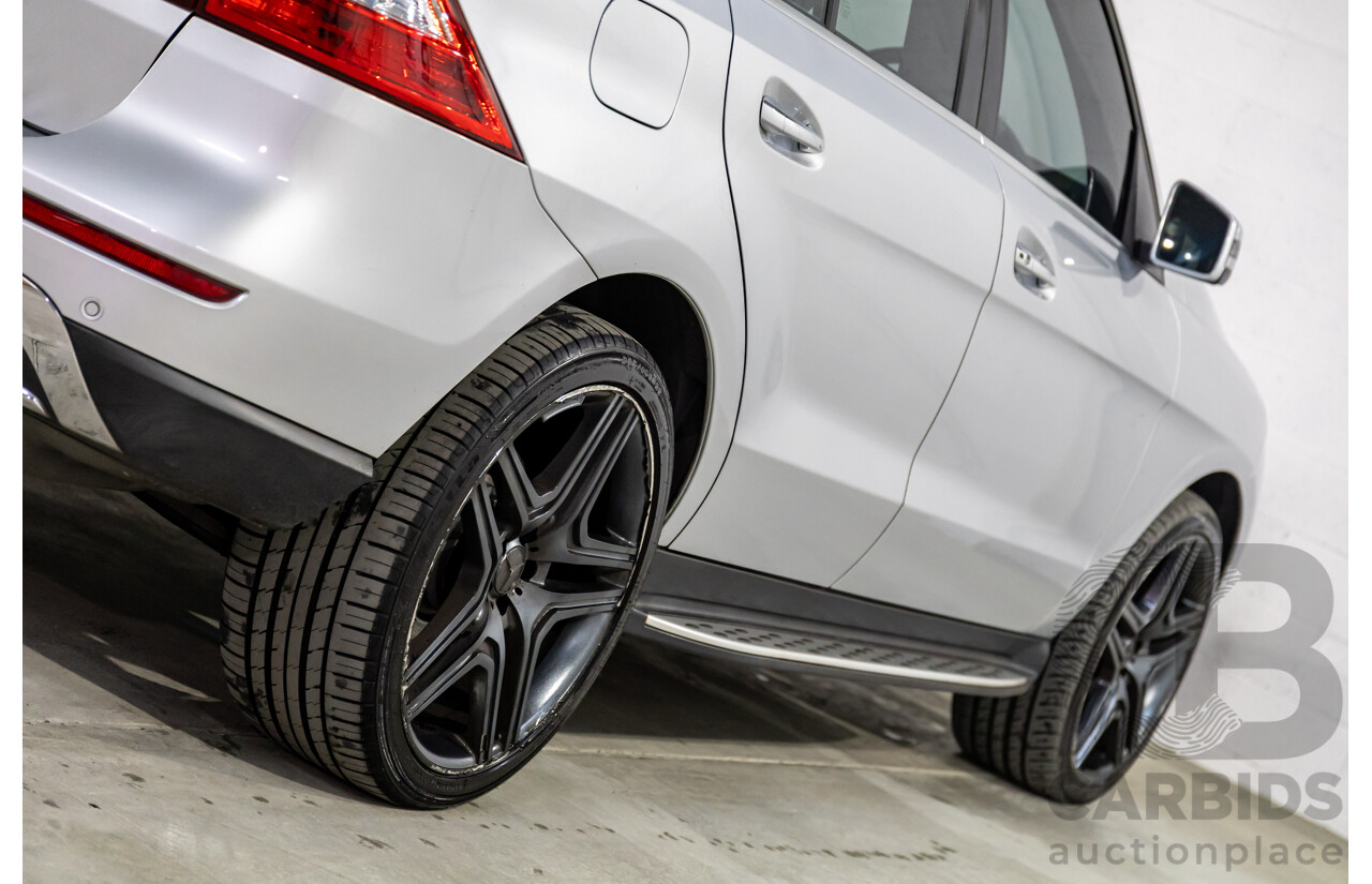 3/2013 Mercedes-Benz ML250 CDI Bluetec (4x4) 166 4d Wagon Iridium Silver Metallic Turbo Diesel 2.1L