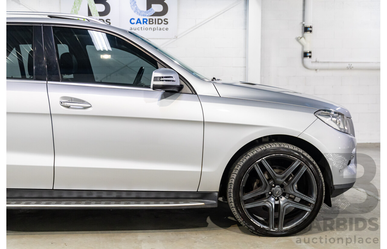 3/2013 Mercedes-Benz ML250 CDI Bluetec (4x4) 166 4d Wagon Iridium Silver Metallic Turbo Diesel 2.1L