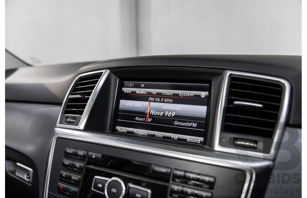 3/2013 Mercedes-Benz ML250 CDI Bluetec (4x4) 166 4d Wagon Iridium Silver Metallic Turbo Diesel 2.1L