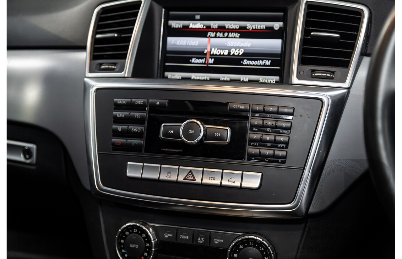 3/2013 Mercedes-Benz ML250 CDI Bluetec (4x4) 166 4d Wagon Iridium Silver Metallic Turbo Diesel 2.1L