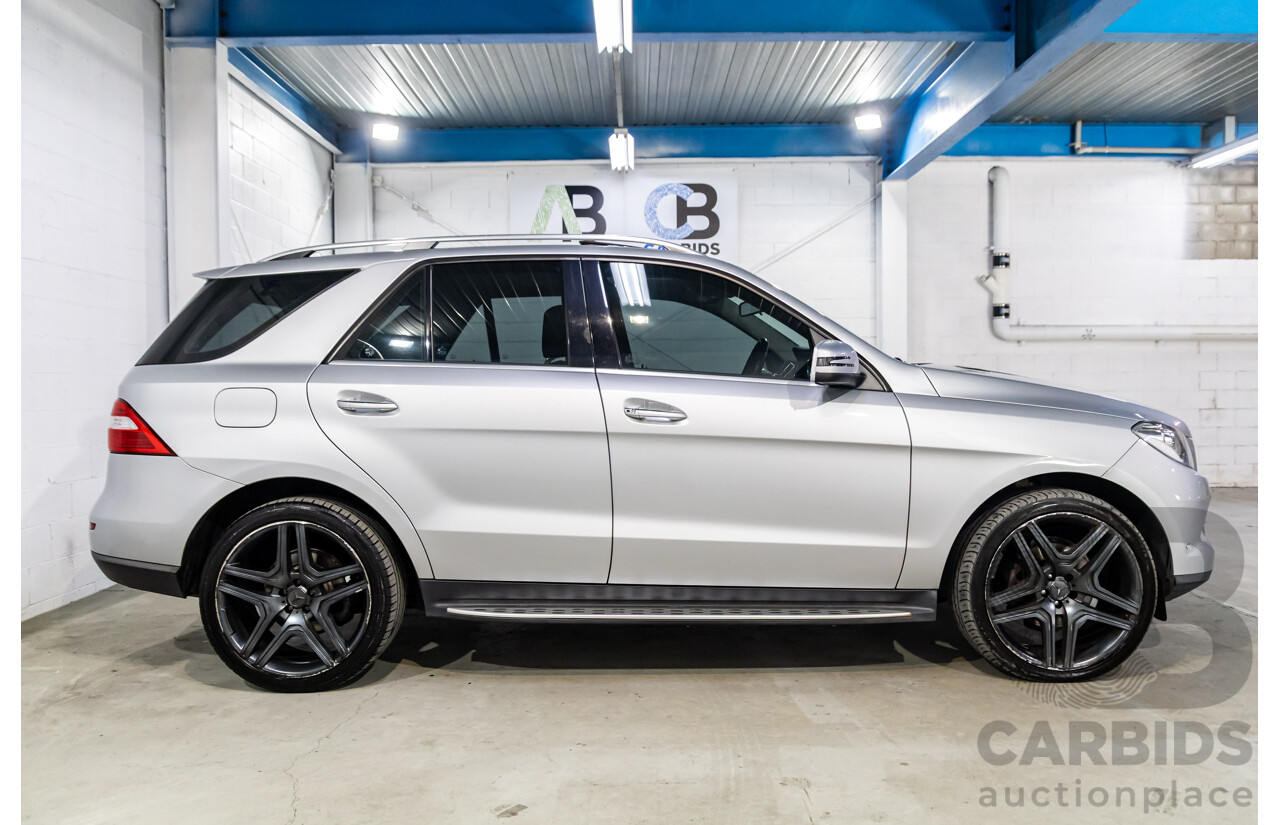 3/2013 Mercedes-Benz ML250 CDI Bluetec (4x4) 166 4d Wagon Iridium Silver Metallic Turbo Diesel 2.1L