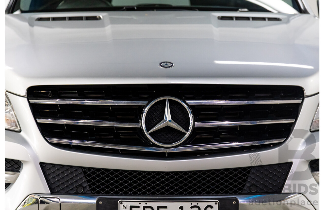 3/2013 Mercedes-Benz ML250 CDI Bluetec (4x4) 166 4d Wagon Iridium Silver Metallic Turbo Diesel 2.1L