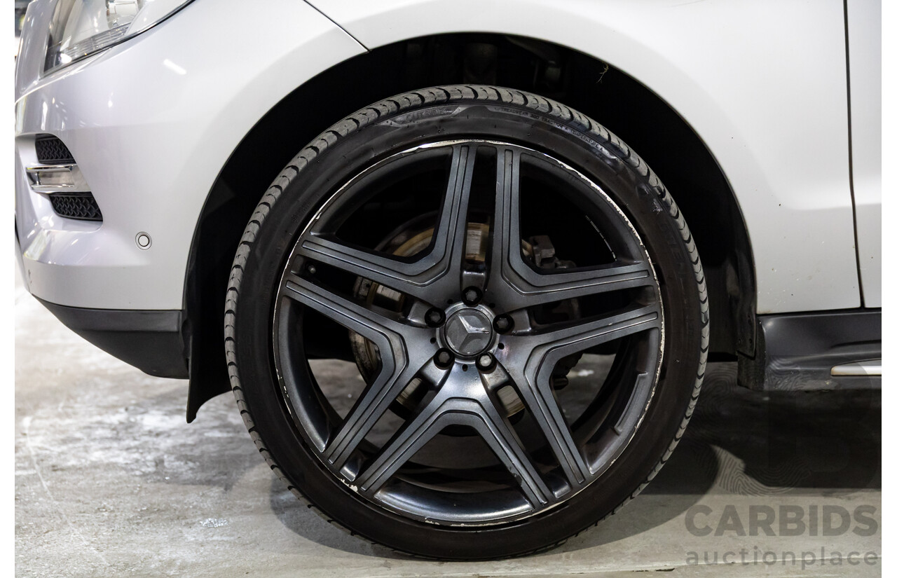 3/2013 Mercedes-Benz ML250 CDI Bluetec (4x4) 166 4d Wagon Iridium Silver Metallic Turbo Diesel 2.1L
