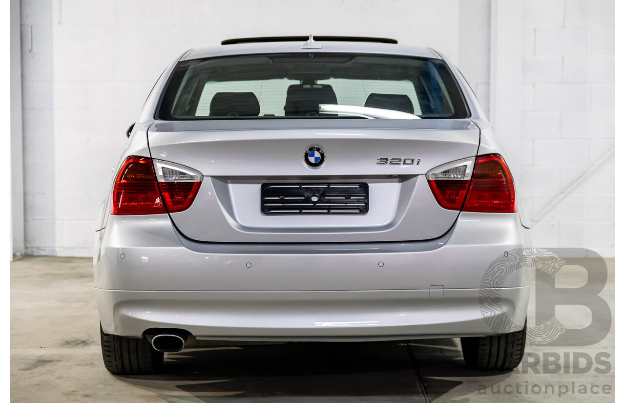 1/2008 BMW 320i Executive E90 08 Upgrade 4d Sedan Titanium Silver Metallic 2.0L