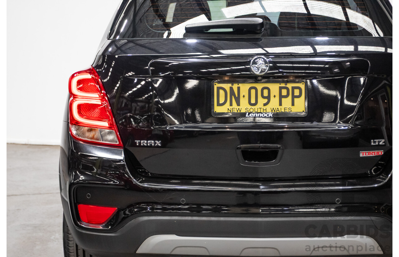 8/2018 Holden Trax Turbo LTZ TJ MY18 4d Wagon Mineral Black 1.4L