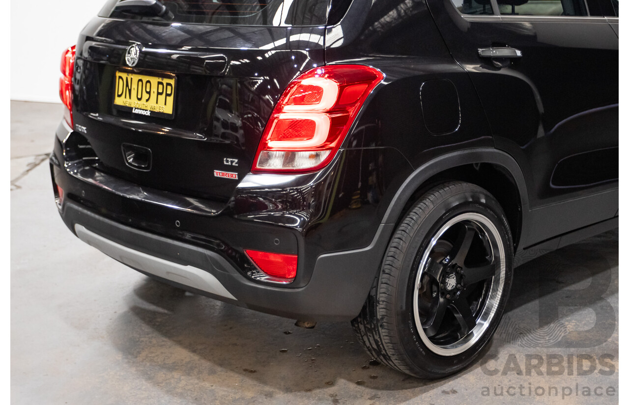 8/2018 Holden Trax Turbo LTZ TJ MY18 4d Wagon Mineral Black 1.4L