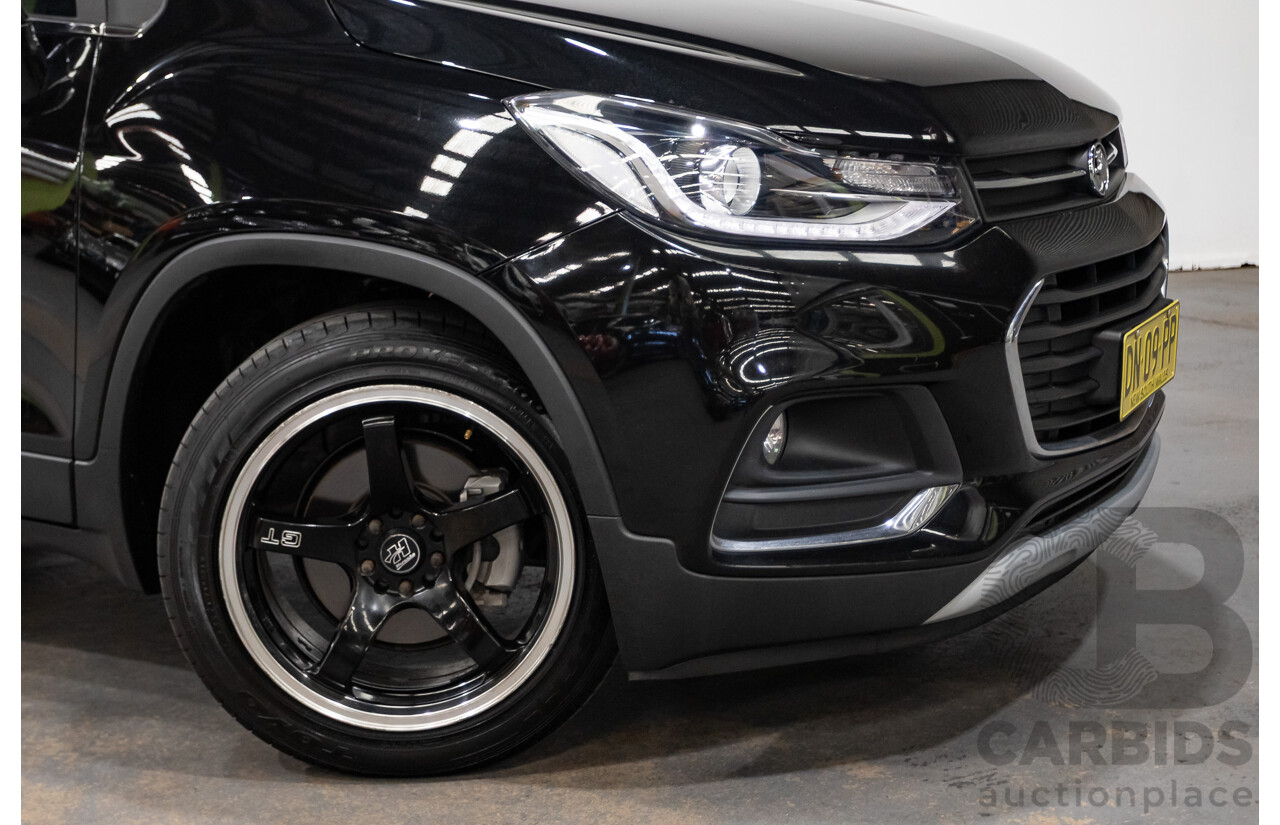 8/2018 Holden Trax Turbo LTZ TJ MY18 4d Wagon Mineral Black 1.4L
