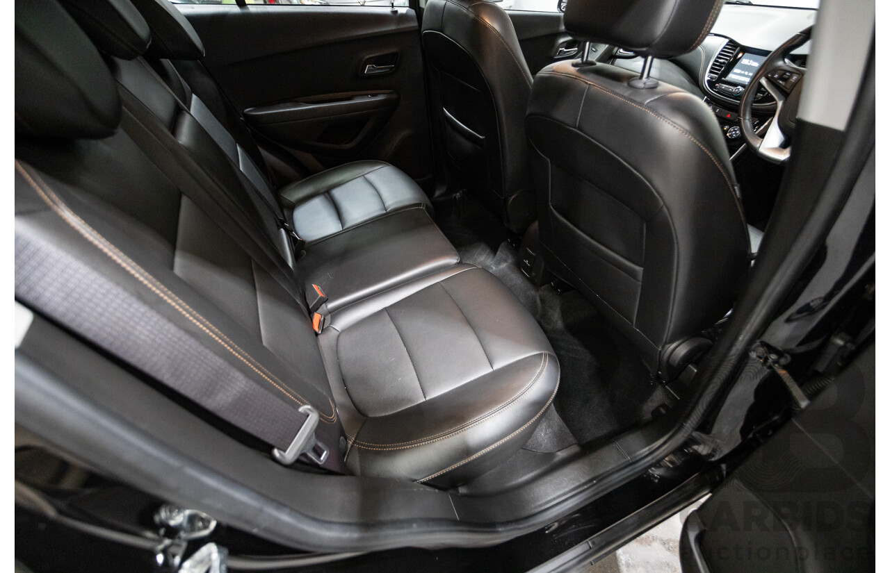 8/2018 Holden Trax Turbo LTZ TJ MY18 4d Wagon Mineral Black 1.4L