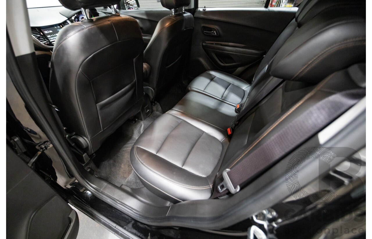 8/2018 Holden Trax Turbo LTZ TJ MY18 4d Wagon Mineral Black 1.4L