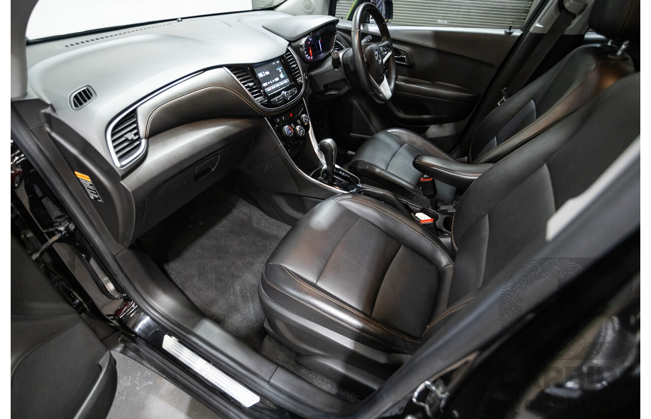 8/2018 Holden Trax Turbo LTZ TJ MY18 4d Wagon Mineral Black 1.4L