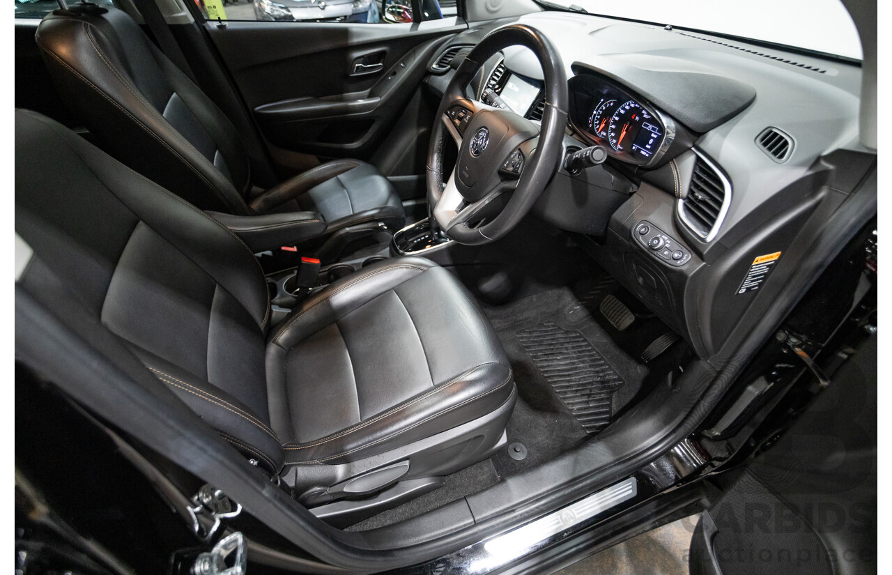 8/2018 Holden Trax Turbo LTZ TJ MY18 4d Wagon Mineral Black 1.4L