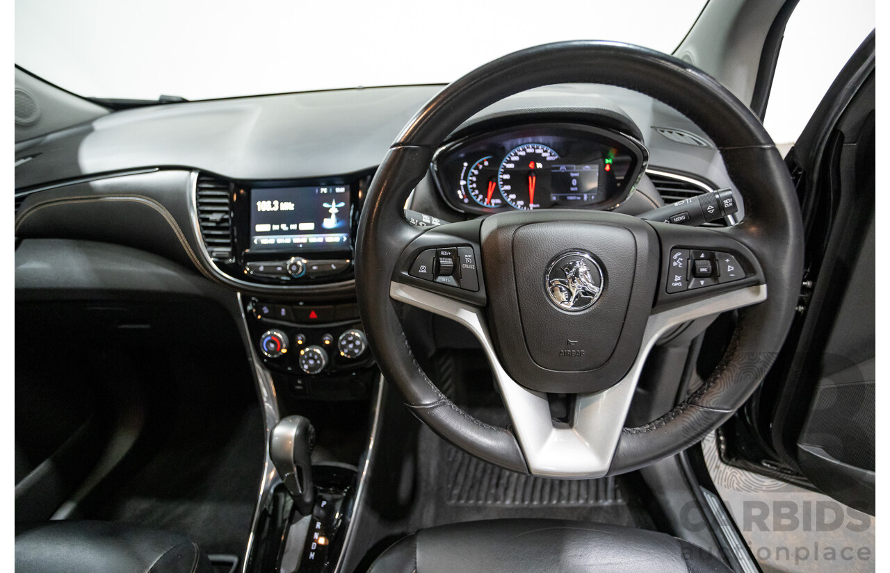8/2018 Holden Trax Turbo LTZ TJ MY18 4d Wagon Mineral Black 1.4L