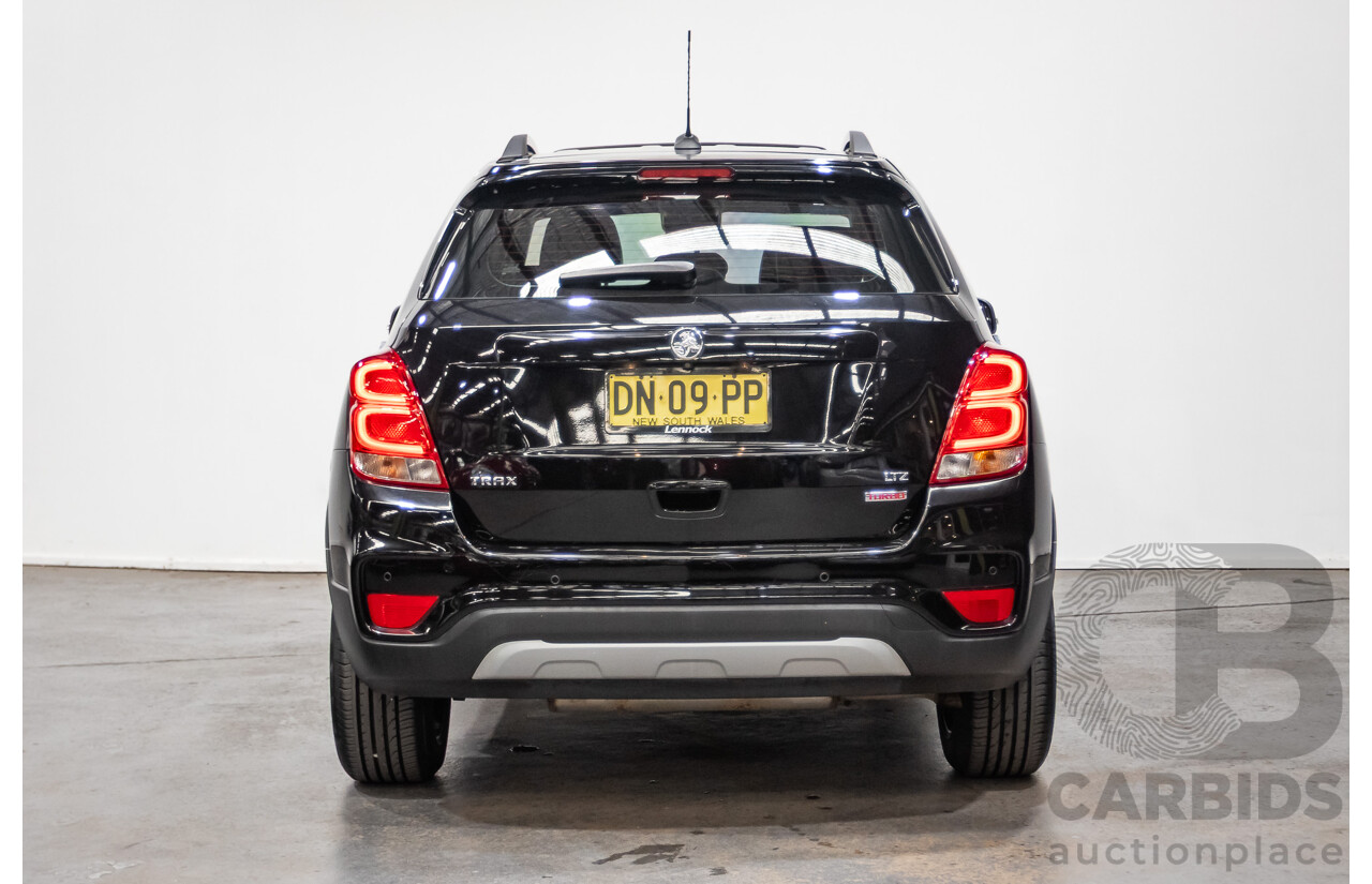 8/2018 Holden Trax Turbo LTZ TJ MY18 4d Wagon Mineral Black 1.4L
