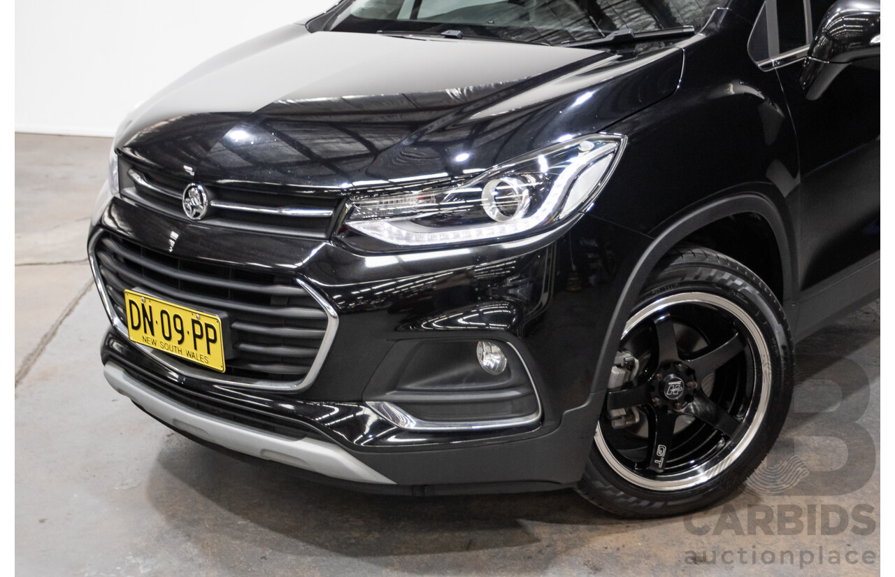 8/2018 Holden Trax Turbo LTZ TJ MY18 4d Wagon Mineral Black 1.4L