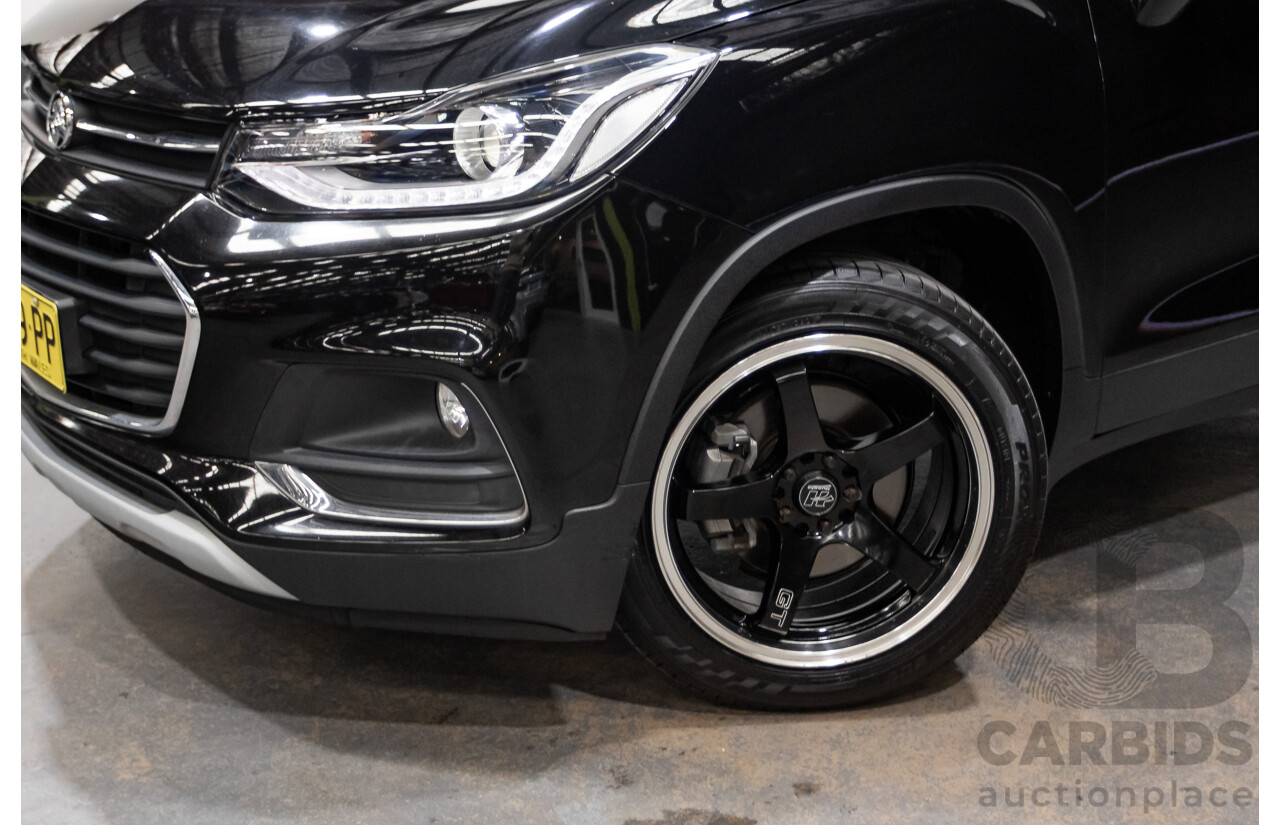 8/2018 Holden Trax Turbo LTZ TJ MY18 4d Wagon Mineral Black 1.4L