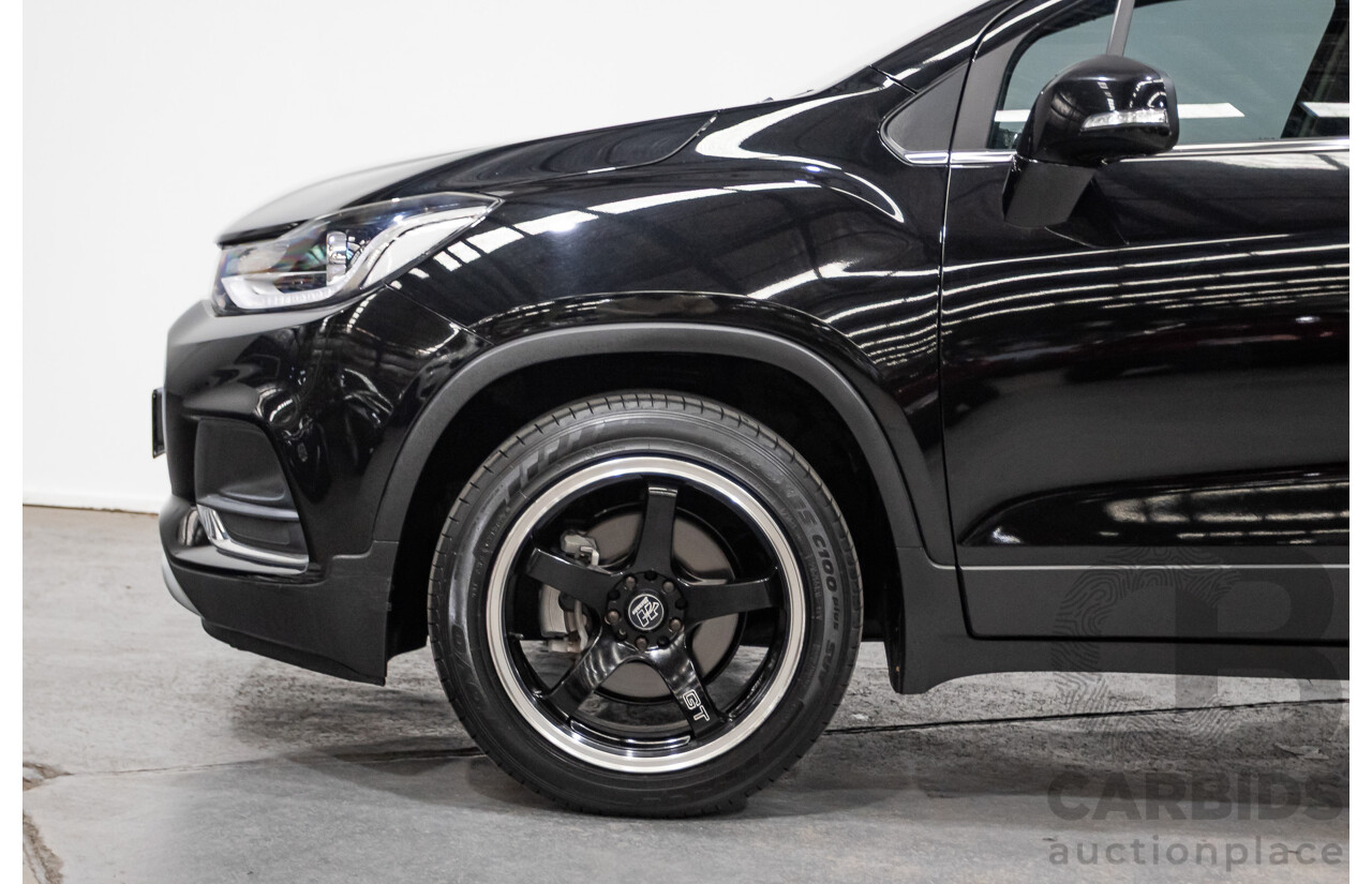 8/2018 Holden Trax Turbo LTZ TJ MY18 4d Wagon Mineral Black 1.4L