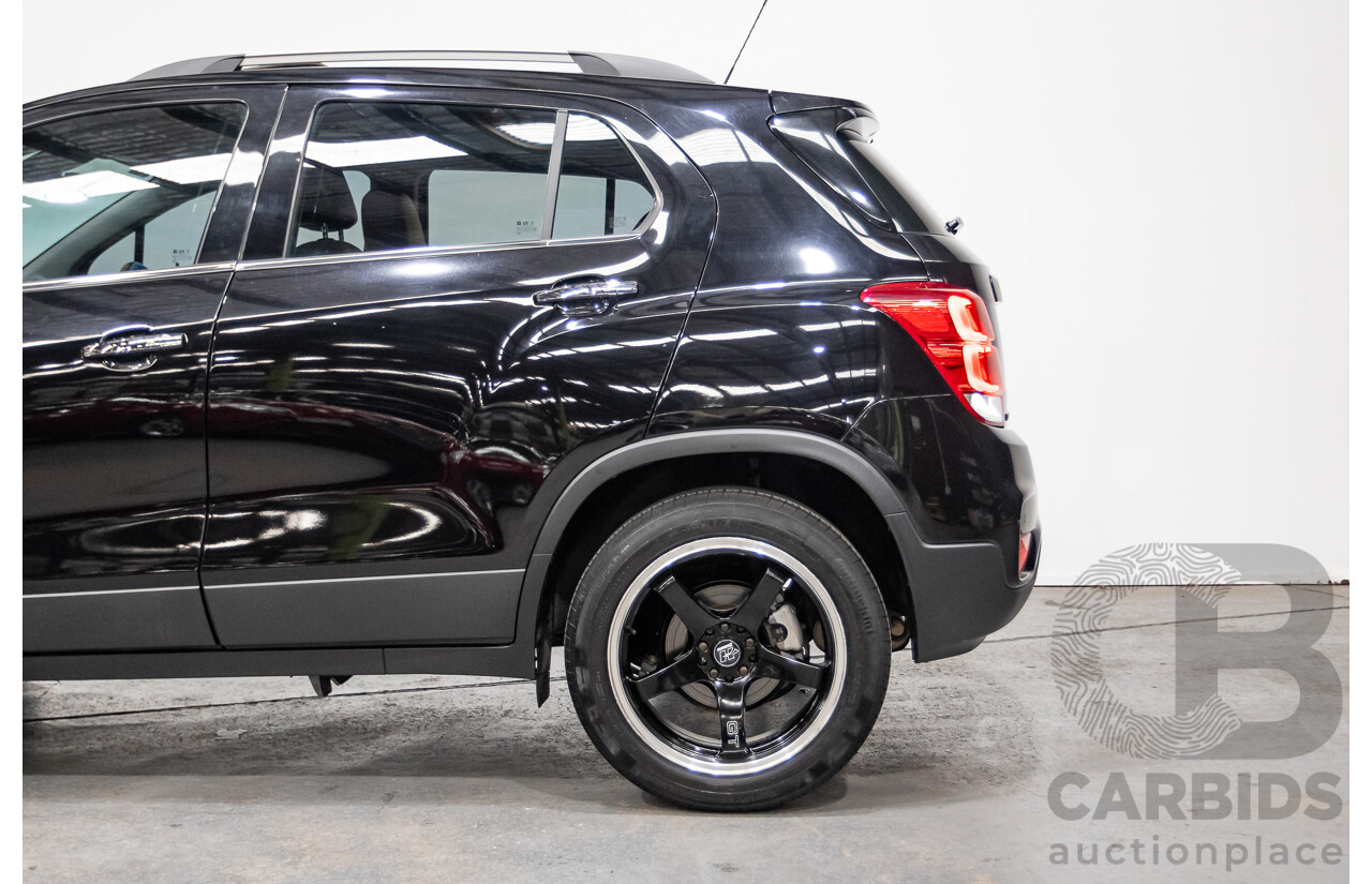 8/2018 Holden Trax Turbo LTZ TJ MY18 4d Wagon Mineral Black 1.4L
