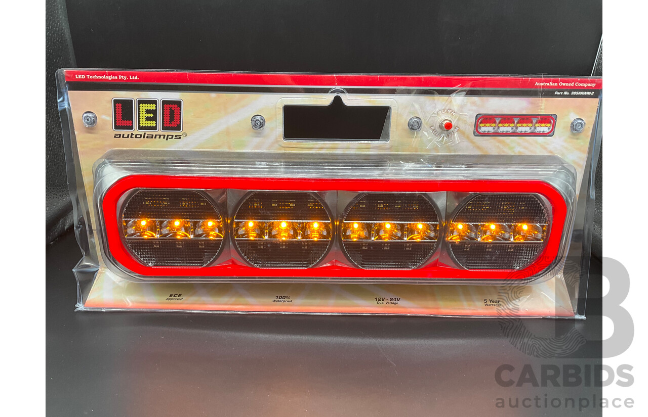 Pack of 2 LED Autolamps 12-24V  (385ARWM-2) - ORP $299
