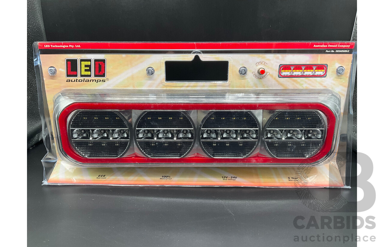 Pack of 2 LED Autolamps 12-24V  (385ARWM-2) - ORP $299