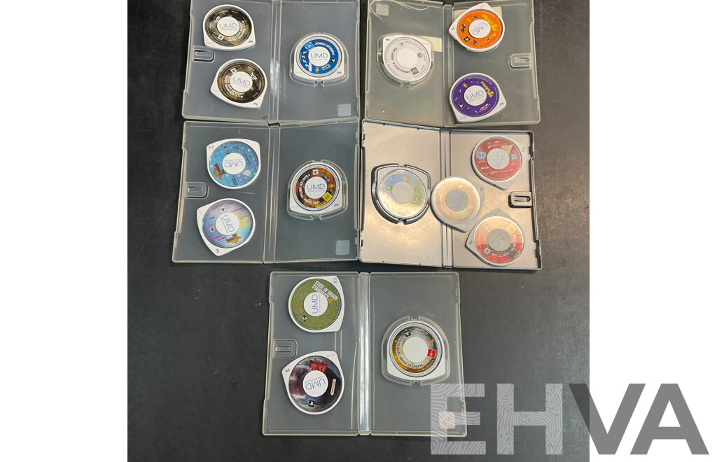 Assorted UMDs for Sony PlayStation - Lot of 16