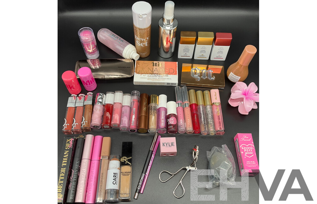 Assorted Cosmetics Including MAC, YSL, Dior, Sephora, Urban Decay, Drunk Elephant, Too Faced and More