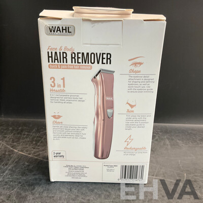 WAHL Ladies Shaver/Hair Remover & Men's Trimmer - Lot of 3
