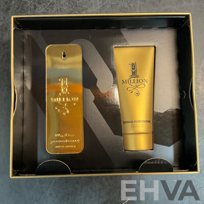Paco Rabanne 1 Million Eau De Toilette 100ml and Shower Gel 2 Piece Set