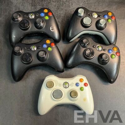Lot of 9 Xbox 360 Wireless Controllers