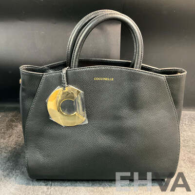 COCCINELLE Black Leather Hand Bag - ORP$850