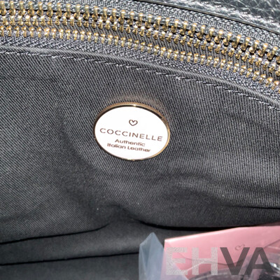 COCCINELLE Black Leather Hand Bag - ORP$850