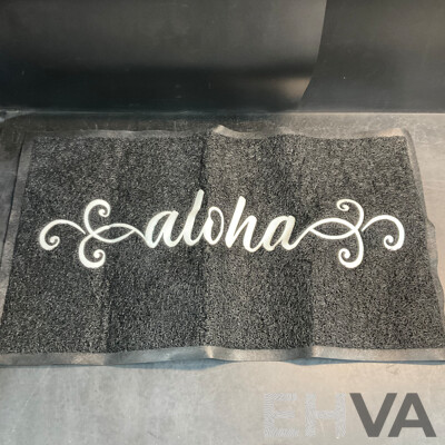 Aloha Door Mat & Assorted Household Items - Lot of 11