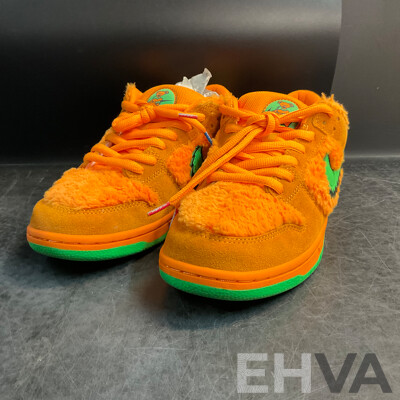 NIKE X Grateful Dead SB Dunk Low Orange Bear Sneakers - Size US 11
