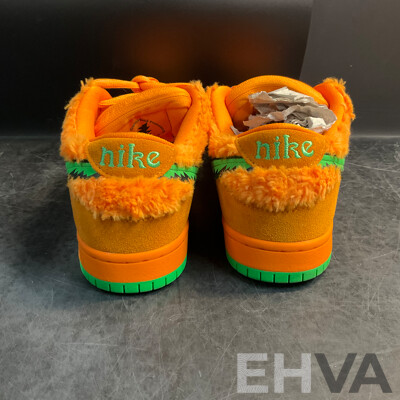 NIKE X Grateful Dead SB Dunk Low Orange Bear Sneakers - Size US 11