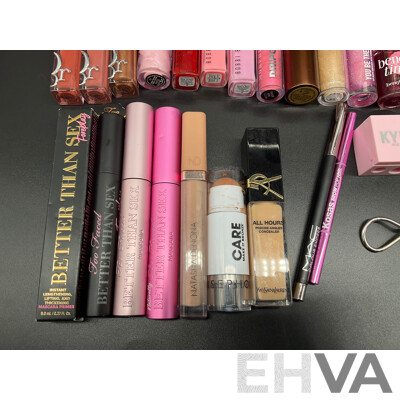 Assorted Cosmetics Including MAC, YSL, Dior, Sephora, Urban Decay, Drunk Elephant, Too Faced and More