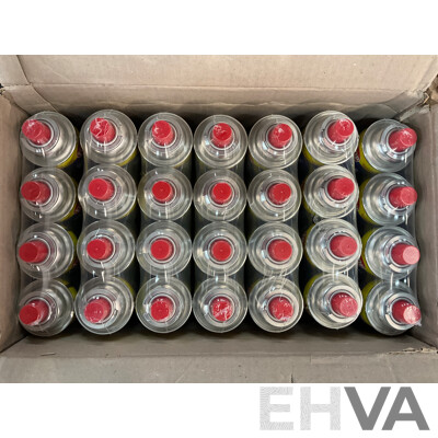 Pack of 4 TOP Butane Gas Bottles Canisters (230g Each) - Lot of 7